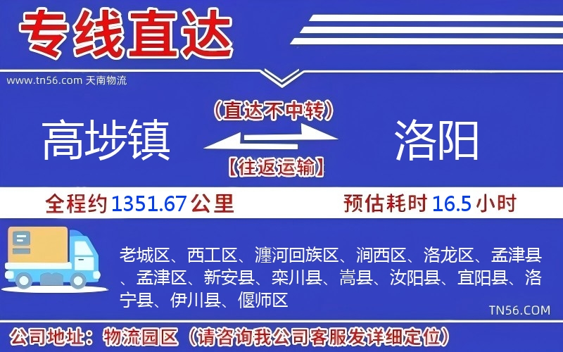 高埗鎮(zhèn)到洛陽(yáng)物流公司 高埗鎮(zhèn)到洛陽(yáng)物流公司